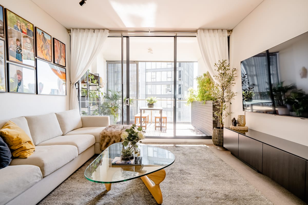 Existing listing photo — living room